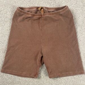 SKIMS Outdoor Basics Stretch-Cotton Jersey Bike Shorts M